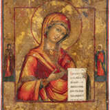 THREE DATED, FINE AND SMALL ICONS FORMING A DEISIS: CHRIST - photo 2