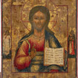 THREE DATED, FINE AND SMALL ICONS FORMING A DEISIS: CHRIST - Foto 3