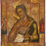 THREE DATED, FINE AND SMALL ICONS FORMING A DEISIS: CHRIST - Foto 4