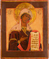 AN ICON SHOWING THE MOTHER OF GOD FROM A DEISIS Russian, ea