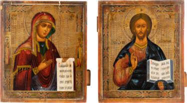 TWO ICONS FROM A DEISIS: CHRIST PANTOKRATOR AND THE MOTHER