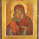TWO ICONS SHOWING THE FEODOROVSKAYA MOTHER OF GOD AND CHRIS - photo 3