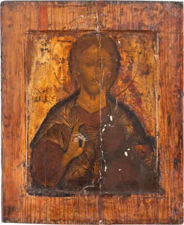 TWO ICONS SHOWING CHRIST PANTOKRATOR Russian, 19th century - photo 1