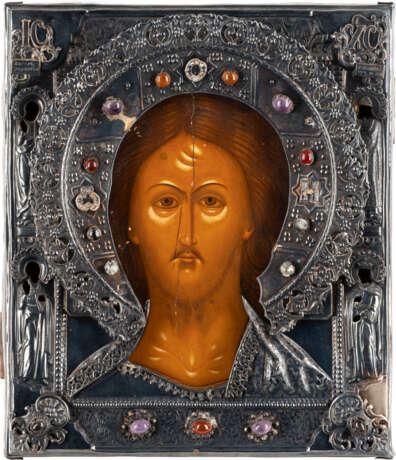 A VERY FINE ICON SHOWING THE SAVIOUR WITH THE FEARSOME EYE - фото 1