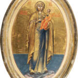 A VERY LARGE AND FINE ICON SHOWING THE IVERSKAYA MOTHER OF - Foto 1