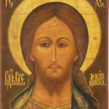 A LARGE ICON SHOWING CHRIST 'WITH THE FEARSOME EYE' Russian - photo 1