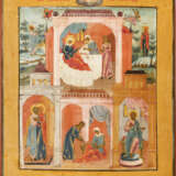 A LARGE ICON SHOWING THE NATIVITY OF THE MOTHER OF GOD Russ - Foto 1