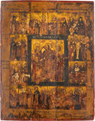 A FEAST DAY ICON Russian, 19th century Tempera on wood pane