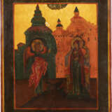AN ICON SHOWING THE ANNUNCIATION Russian, 18th century Temp - фото 1