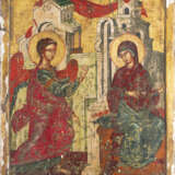 A LARGE ICON SHOWING THE ANNUNCIATION Recent Tempera on woo - фото 1