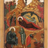 A VERY LARGE ICON SHOWING THE NATIVITY OF CHRIST FROM A CHU - photo 2