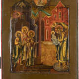 AN ICON SHOWING THE PRESENTATION OF JESUS AT THE TEMPLE Rus - фото 1