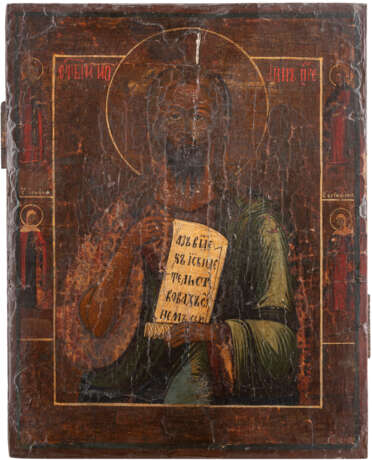 THREE ICONS SHOWING ST. JOHN THE FORERUNNER Russian, 19th c - photo 2