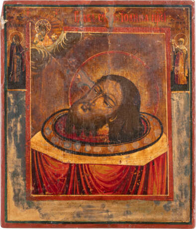 THREE ICONS SHOWING ST. JOHN THE FORERUNNER Russian, 19th c - photo 3