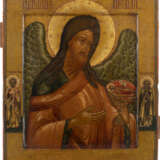 A FINE ICON SHOWING ST. JOHN THE FORERUNNER FROM A DEISIS R - photo 1