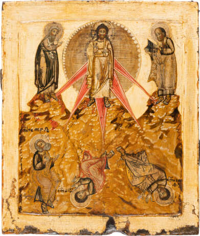 A LARGE ICON SHOWING THE TRANSFIGURATION OF CHRIST Russian, - фото 1