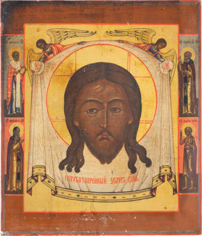 AN ICON SHOWING THE MANDYLION Russian, early 19th century T - фото 1