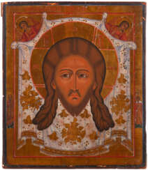 AN ICON SHOWING THE MANDYLION Russian, Guslicy, 19th centur