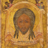 A SMALL ICON SHOWING THE MANDYLION Russian, 19th century Te - Foto 1