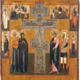 A STAUROTHEK ICON SHOWING THE CRUCIFIXION OF CHRIST, THE DE - photo 1
