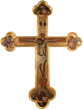 A MONUMENTAL DATED ICONOSTASIS CRUCIFIX Greek, dated 1703 T - photo 1