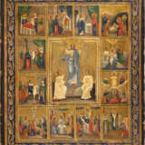 A FEAST DAY ICON Russian, circa 1900 Tempera on wood panel. - фото 1