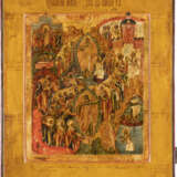 A FINE ICON SHOWING THE RESURRECTION AND THE DESCENT INTO H - Foto 1