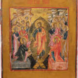A FINE ICON SHOWING THE DESCENT INTO HELL AND THE HARROWING - photo 1