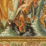 A VERY FINE SIGNED AND DATED ICON SHOWING THE RESURRECTION - Foto 4