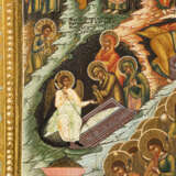 A VERY FINE SIGNED AND DATED ICON SHOWING THE RESURRECTION - photo 7