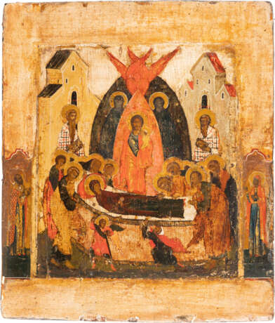 AN ICON SHOWING THE DORMITION OF THE MOTHER OF GOD Russian, - photo 1