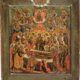 A FINE ICON SHOWING THE DORMITION OF THE MOTHER OF GOD Russ - photo 1