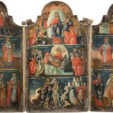 A SMALL TRIPTYCH SHOWING THE DESCENT INTO HELL, THE DORMITI - фото 2