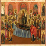 AN ICON SHOWING THE DORMITION OF THE MOTHER OF GOD Russian, - фото 1