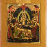 AN ICON SHOWING THE DORMITION OF THE MOTHER OF GOD Russian, - photo 1
