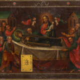 A LARGE DATED ICON SHOWING THE KIEVIAN DORMITION OF THE MOT - Foto 1