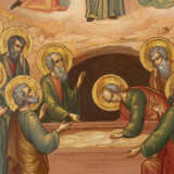 A LARGE SIGNED AND DATED ICON SHOWING THE ASSUMPTION OF MAR - фото 3
