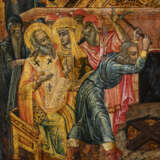 A VERY RARE AND VERY FINE ICON SHOWING THE PROCESSION OF TH - Foto 5