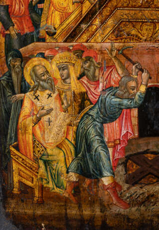 A VERY RARE AND VERY FINE ICON SHOWING THE PROCESSION OF TH - фото 5