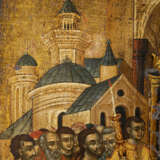 A VERY RARE AND VERY FINE ICON SHOWING THE PROCESSION OF TH - Foto 7