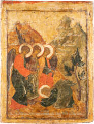 A LARGE ICON SHOWING ABRAHAM GREETING THE THREE ANGELS 2nd