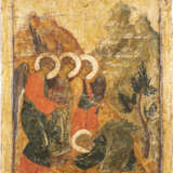 A LARGE ICON SHOWING ABRAHAM GREETING THE THREE ANGELS 2nd - photo 1