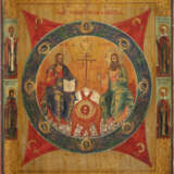 AN ICON SHOWING THE NEW TESTAMENT TRINITY Russian, 2nd half - фото 1