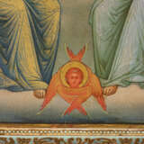 A VERY FINE ICON SHOWING THE NEW TESTAMENT TRINITY 1867 - 1 - photo 2