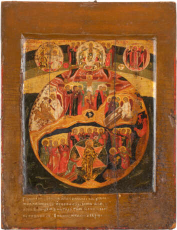 A VERY RARE AND VERY FINE ICON SHOWING THE CREATION OF ADAM - Foto 1