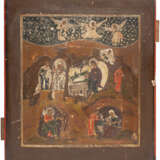 TWO ICONS SHOWING THE NATIVITY OF CHRIST AND THE 'ALL-SEEIN - photo 2