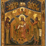A SMALL ICON SHOWING SOPHIA 'THE WISDOM OF GOD' Russian, 19 - photo 1