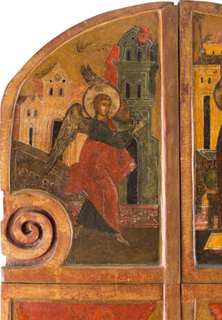 A RARE AND IMPORTANT ROYAL DOOR FROM AN ICONOSTASIS Russian - Foto 6