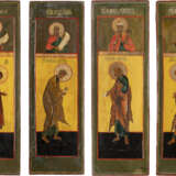 FOUR LARGE ICONS SHOWING PROPHETS AND APOSTLES FROM A CHURC - фото 1