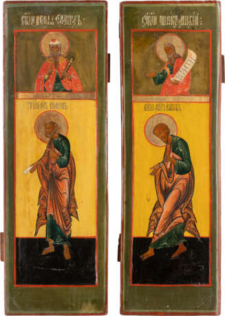 FOUR LARGE ICONS SHOWING PROPHETS AND APOSTLES FROM A CHURC - фото 3